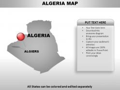 Algeria country powerpoint maps