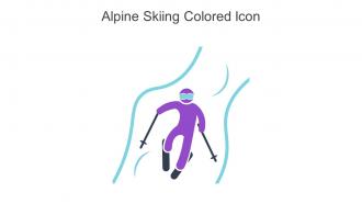 Alpine Skiing Colored Icon In Powerpoint Pptx Png And Editable Eps Format