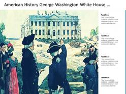 American history george washington white house construction painting image