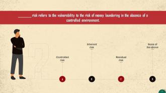 AML Risk Management Framework Training Ppt Slides Analytical