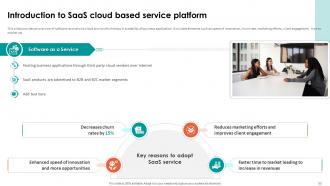 Analyzing Cloud Based Service Offerings For Business Application Development Complete Deck Impactful Customizable