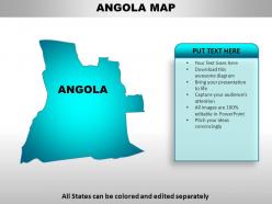 Angola country powerpoint maps