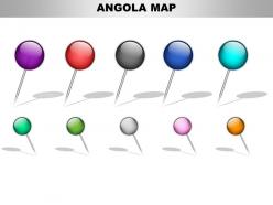 Angola country powerpoint maps