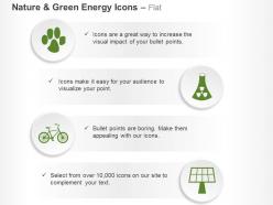 Animal cycle nuclear plant green energy ppt icons graphics