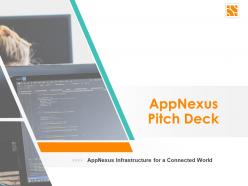 App nexus pitch deck ppt template