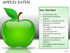 Apples eaten powerpoint presentation slides db