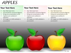 Apples powerpoint presentation slides db