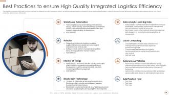 Application of warehouse management systems to improve integrated logistics efficiency complete deck