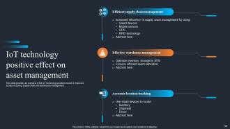 Applications Of IoT Logistics For Real Time Tracking And Visibility Powerpoint Presentation Slides IoT CD Analytical Impressive