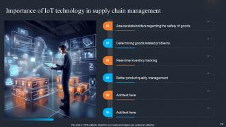 Applications Of IoT Logistics For Real Time Tracking And Visibility Powerpoint Presentation Slides IoT CD Aesthatic Interactive