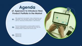 Approach To Introduce New Product Portfolio In The Market Powerpoint Presentation Slides