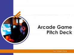 Arcade game pitch deck ppt template