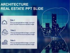 Architecture real estate ppt slide good ppt example