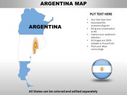 Argentina country powerpoint maps