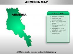 Armenia country powerpoint maps