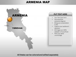 Armenia country powerpoint maps