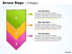 Arrow colorful 3 stages 20