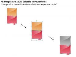 Arrow steps diagram 2 stages 4