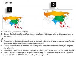 Asia continents map design 1114