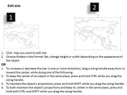 Asia continents map ppt theme 1114