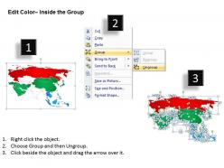 Asia map and bar chart 1114