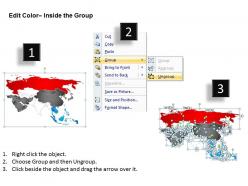 Asia map with line chart 1114