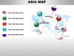 Asian continents map layout 1114