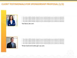 Attract And Convince Your Leads To Be Part Of Your Event As A Sponsor Through Sponsorship Proposal Template