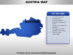 Austria country powerpoint maps