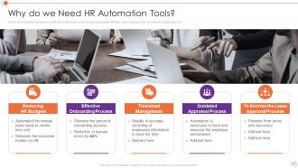 Automating Key Tasks Of Human Resource Manager Powerpoint Presentation Slides