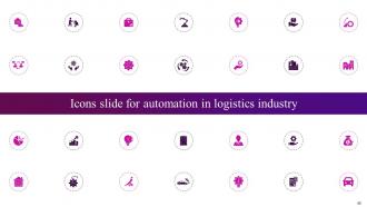 Automation In Logistics Industry Powerpoint Presentation Slides