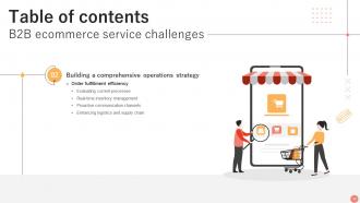 B2B Ecommerce Service Challenges Powerpoint Presentation Slides Adaptable Compatible