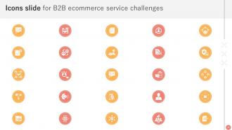 B2B Ecommerce Service Challenges Powerpoint Presentation Slides Customizable Researched