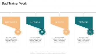 Bad Trainer Work In Powerpoint And Google Slides Cpb