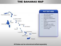 Bahamas country powerpoint maps