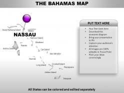 Bahamas country powerpoint maps