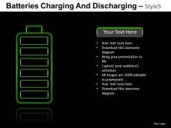 Batteries charging style 5 powerpoint presentation slides