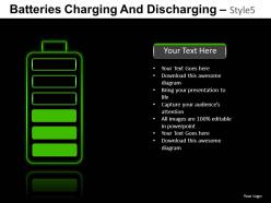 Batteries charging style 5 powerpoint presentation slides