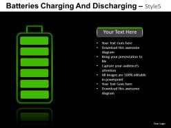 Batteries charging style 5 powerpoint presentation slides