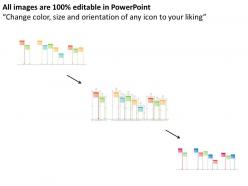 Bc bar graph style timeline diagram for business powerpoint template