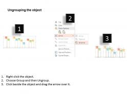 Bc bar graph style timeline diagram for business powerpoint template