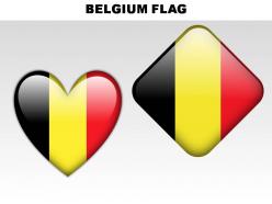 Belgium country powerpoint flags