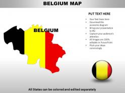 Belgium country powerpoint maps