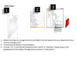 Belize country powerpoint maps
