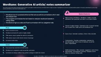 Best 10 Generative AI Tools For Everything Powerpoint Presentation Slides AI CD Compatible Downloadable