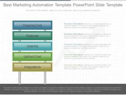 Best marketing automation template powerpoint slide template