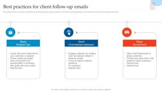 Best Practices For Client Follow Up Enhancing Customer Experience Using Onboarding Techniques