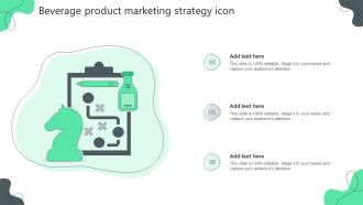 Beverage Product Marketing Strategy Icon