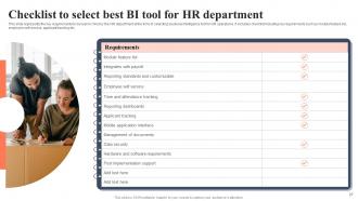 BI For Human Resource Management Powerpoint Presentation Slides