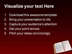 Bible a glow religion powerpoint templates and powerpoint backgrounds 0211